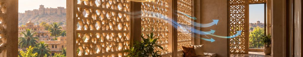 How Jaali Walls Reduce Heat